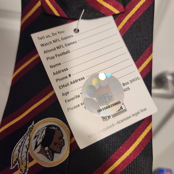 NWT - Men’s NFL Kansas City Chiefs Official Neck Tie - 100% Silk 🏈🖤 - Picture 3 of 5